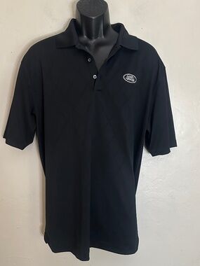 Land Rover Embroidered Polo 23" armpit to armpit Gently worn Poly blend No size